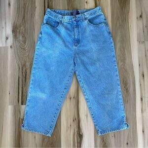 Vintage Halston high relaxed cropped mom jean 12